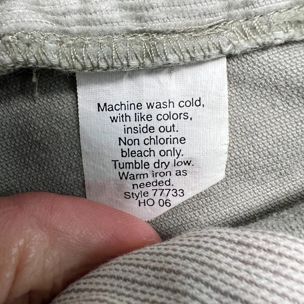 J Crew Vintage Cord Pants Mens 36x32 Straight Leg Corduroy Green Y2K Baggy Retro